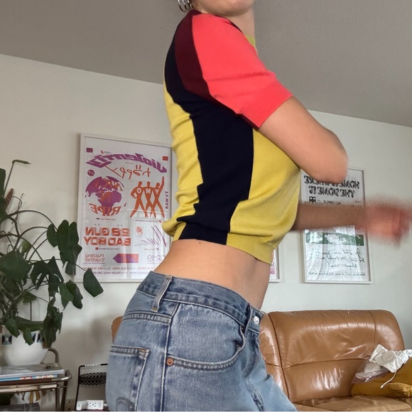 MARNI COLOUR BLOCK KNIT T SHIRT * NWT * SIZE 38 / S - Picture 6 of 12